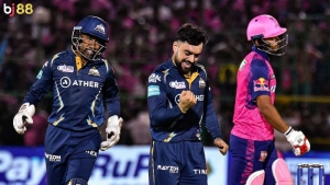 Gujarat thrash Rajasthan to go top of the points table