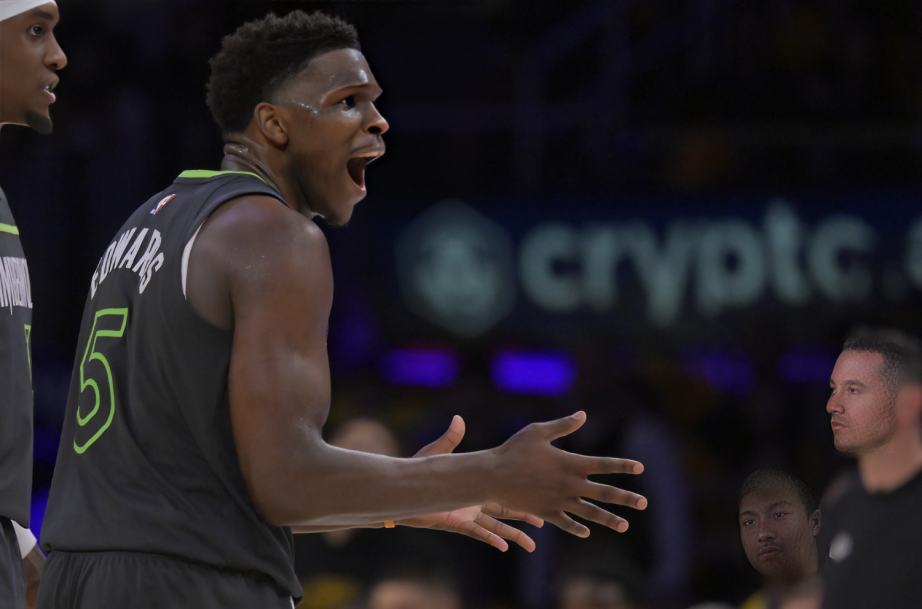 NBA playoffs Lakers Beat Timberwolves in a Rough Game 2