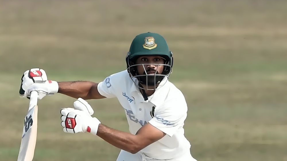 Bangladesh Shadman Finally Scores 
