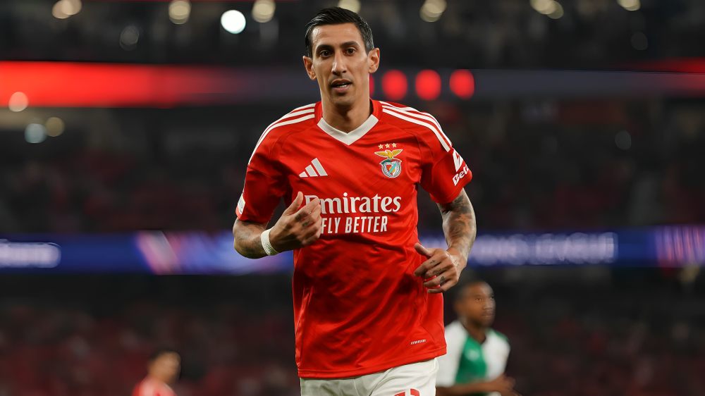 Di Maria Continues Club Football with Benfica