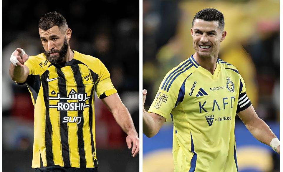 Cristiano Ronaldo and Karim Benzema Face Off in Saudi Pro League Thriller
