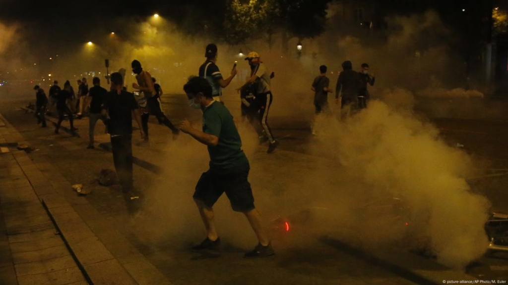 Street Violence and Vandalism Erupt