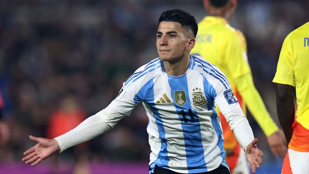 Almada's Late Goal Saves the Day for 10-Man Argentina